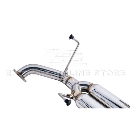 2022-Up Subaru WRX | Boso Muffler Delete Quad Burnt Tips Axle Back Exhaust