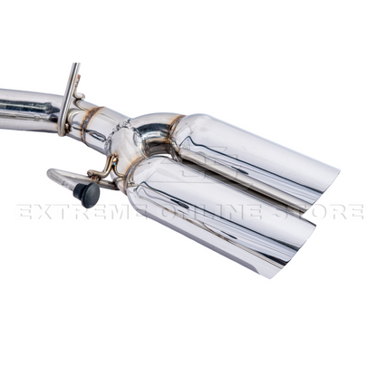 2022-Up Subaru WRX | Boso Muffler Delete Quad Burnt Tips Axle Back Exhaust