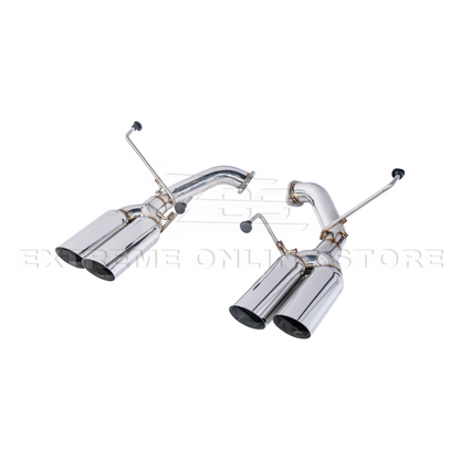 2022-Up Subaru WRX | Boso Muffler Delete Quad Burnt Tips Axle Back Exhaust