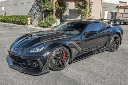 Chevrolet Corvette C7 ZR1 DRY CARBON FIBER Front Splitter & Winglet