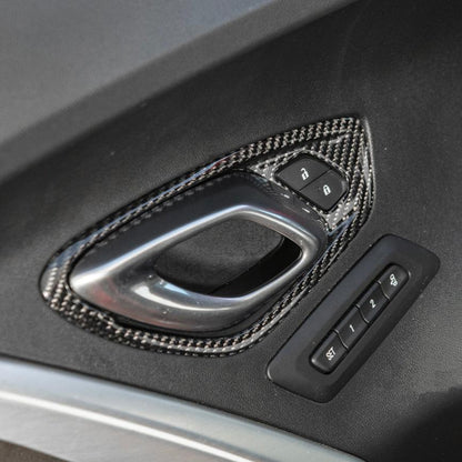 2019-24 Camaro Dry Carbon Fiber Interior Door Handle Cover