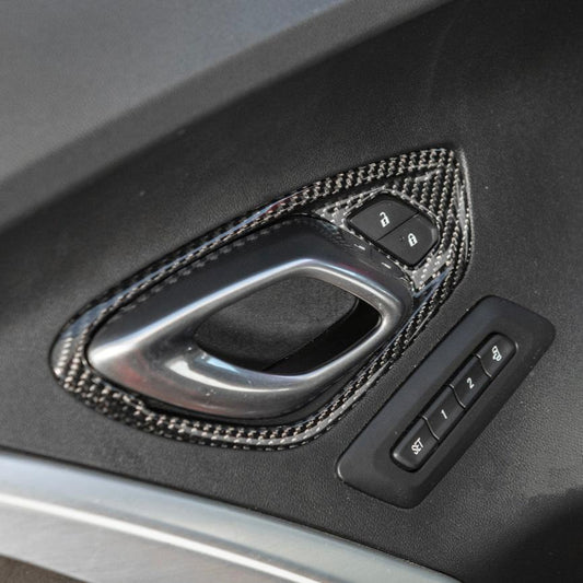 2019-24 Camaro Dry Carbon Fiber Interior Door Handle Cover