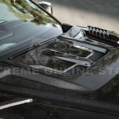 2022-Up Toyota Tundra | EOS CARBON FIBER Front Vented Hood Cover w/ Side Vent