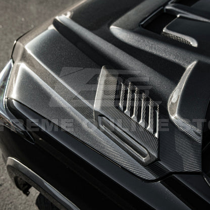 2022-Up Toyota Tundra | EOS CARBON FIBER Front Vented Hood Cover w/ Side Vent