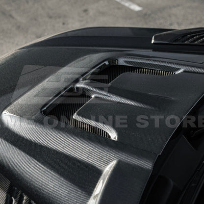 2022-Up Toyota Tundra | EOS CARBON FIBER Front Vented Hood Cover w/ Side Vent