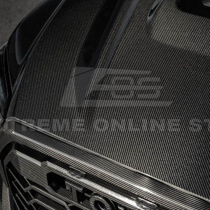 2022-Up Toyota Tundra | EOS CARBON FIBER Front Vented Hood Cover w/ Side Vent