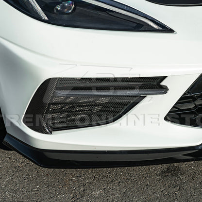 Corvette C8 Stingray DRY CARBON FIBER Front Splitter [Z06 / Z07 Conversion Package]