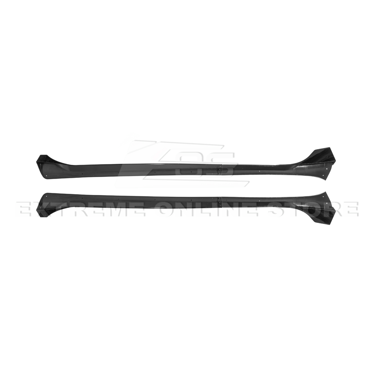 2025-Up Tesla Model YTrack Style Side Skirts Rocker Panel Pair - SS-1291-ABS