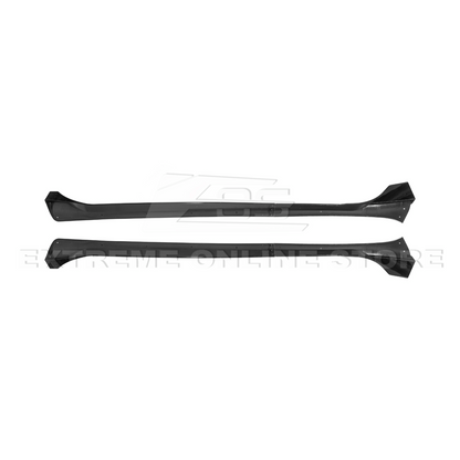 2025-Up Tesla Model YTrack Style Side Skirts Rocker Panel Pair - SS-1291-ABS