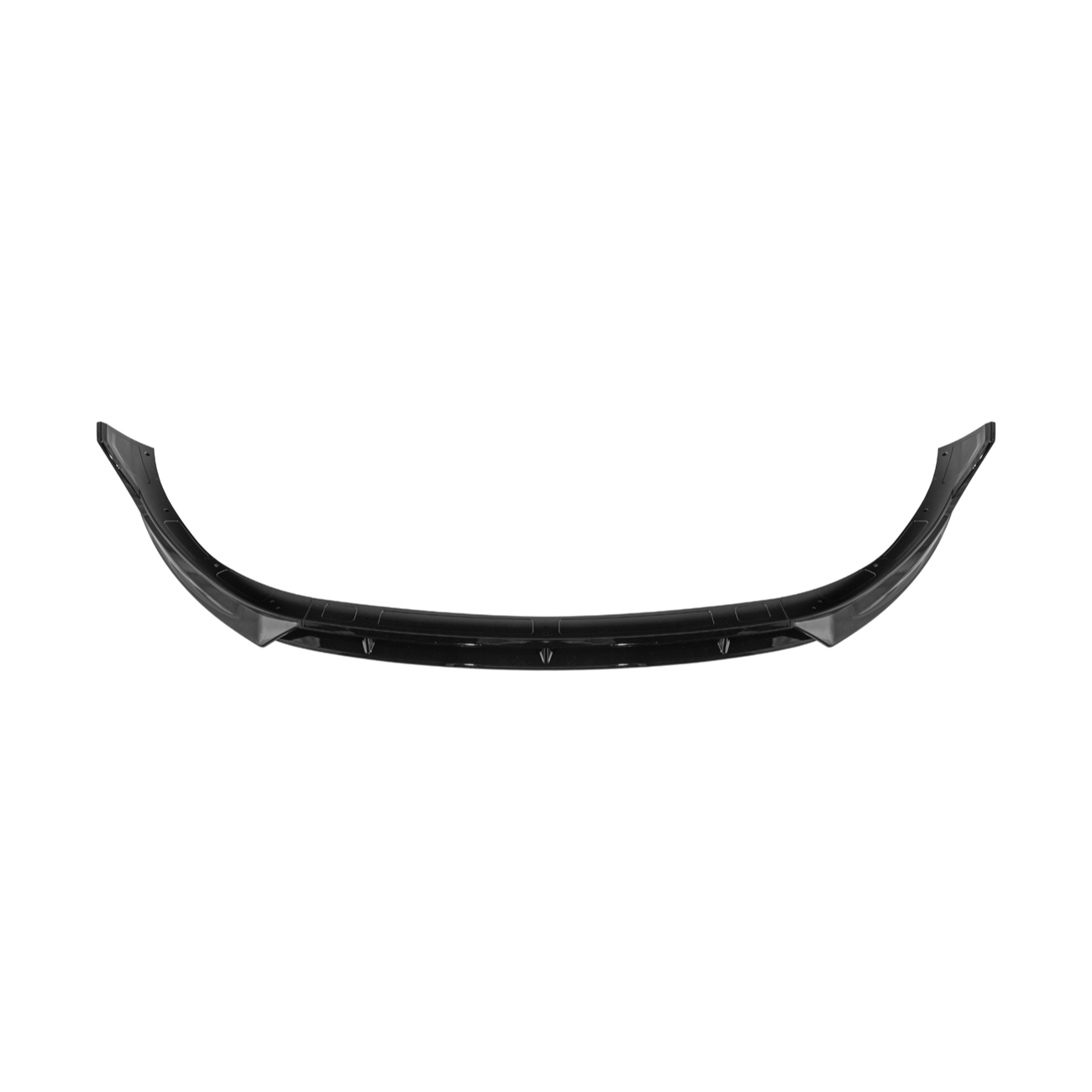2025-Up Tesla Model Y Track Style 4 Pcs Front Bumper Lip Splitter - FLIP-1290-ABS