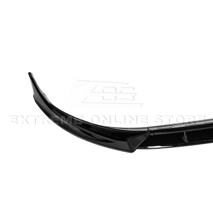 2025-Up Tesla Model Y Track Style 4 Pcs Front Bumper Lip Splitter - FLIP-1290-ABS