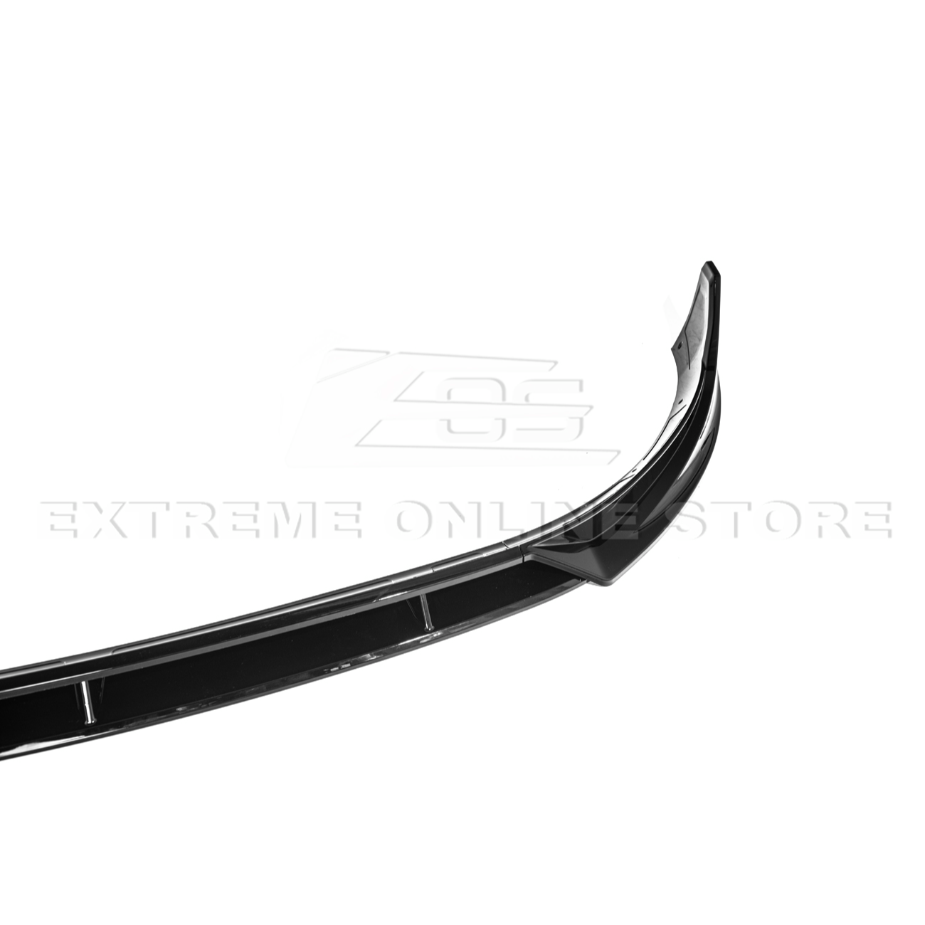 2025-Up Tesla Model Y Track Style 4 Pcs Front Bumper Lip Splitter - FLIP-1290-ABS