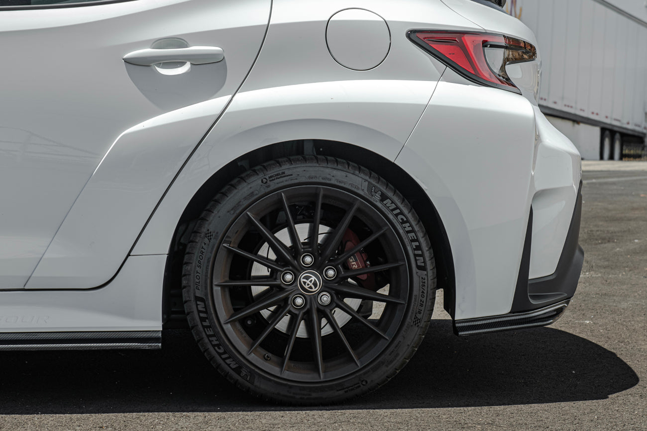 2023-24 GR Corolla Carbon Fiber Front Lip & Side Skirts