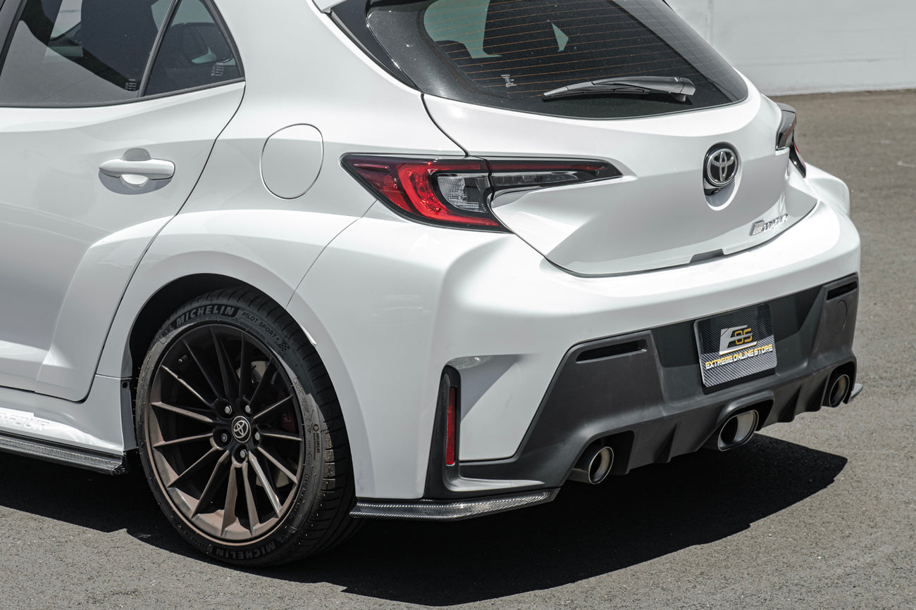 2023-24 GR Corolla Carbon Fiber Front Lip & Side Skirts