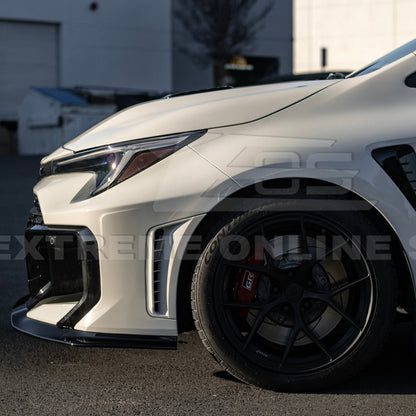 2025-Up Toyota GR Corolla Glossy Black Front Lip Side Skirts Rear Wing Spoiler