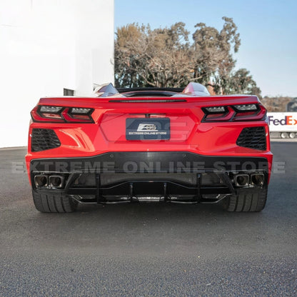 Corvette C8 Rear Bumper Add-On Diffuser Lip