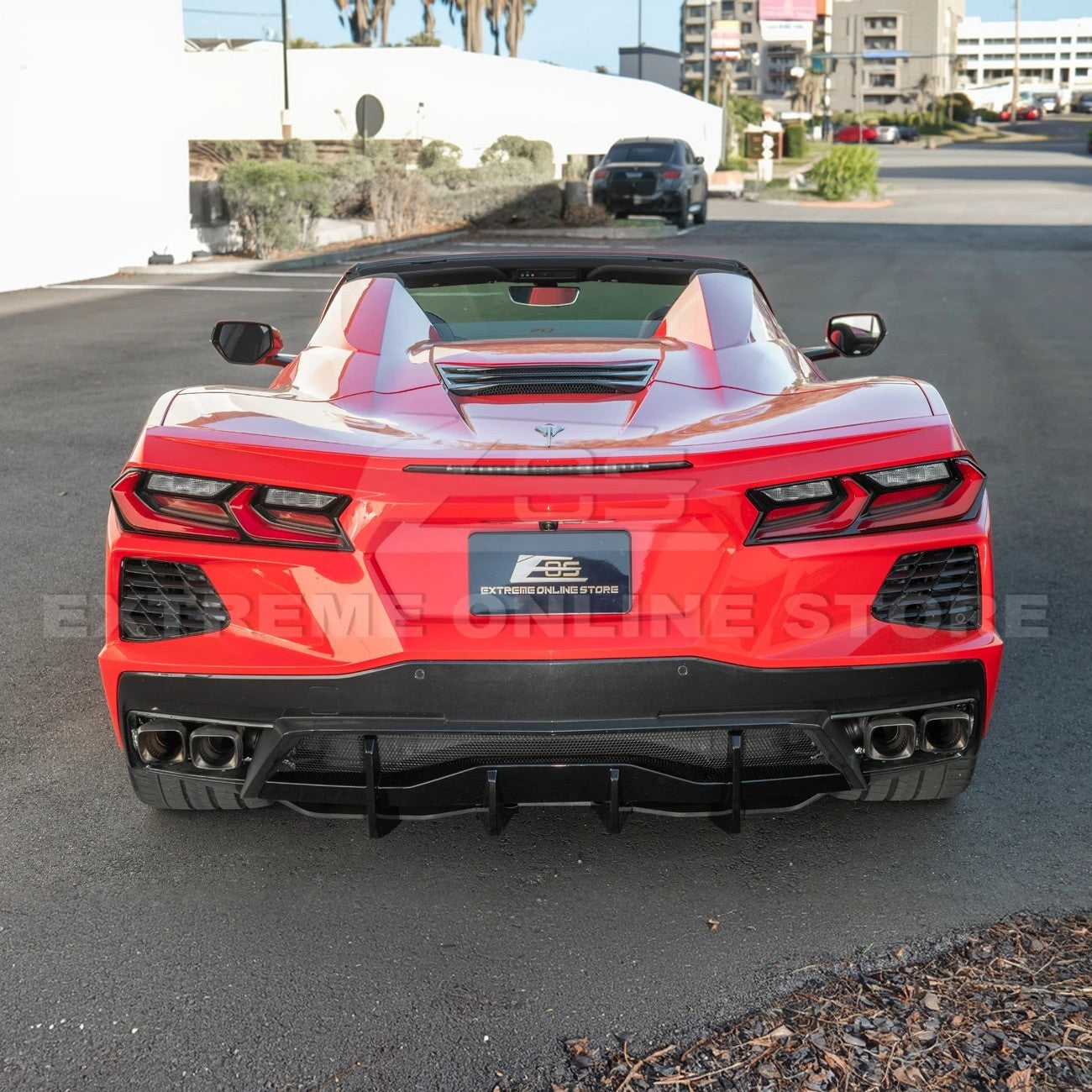 Corvette C8 Rear Bumper Add-On Diffuser Lip