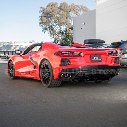 Corvette C8 Rear Bumper Add-On Diffuser Lip
