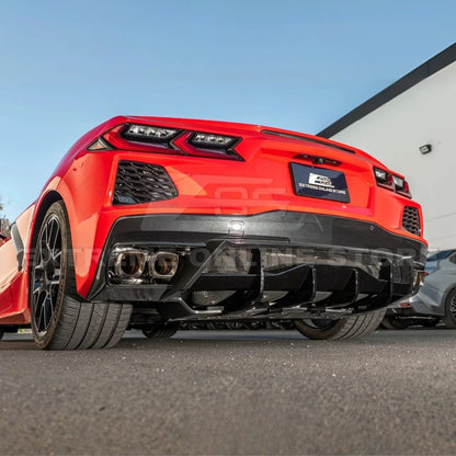 Corvette C8 Rear Bumper Add-On Diffuser Lip