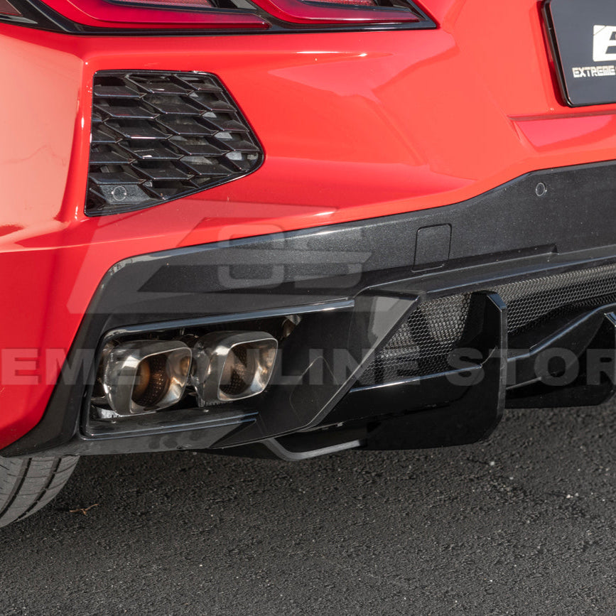Corvette C8 Rear Bumper Add-On Diffuser Lip