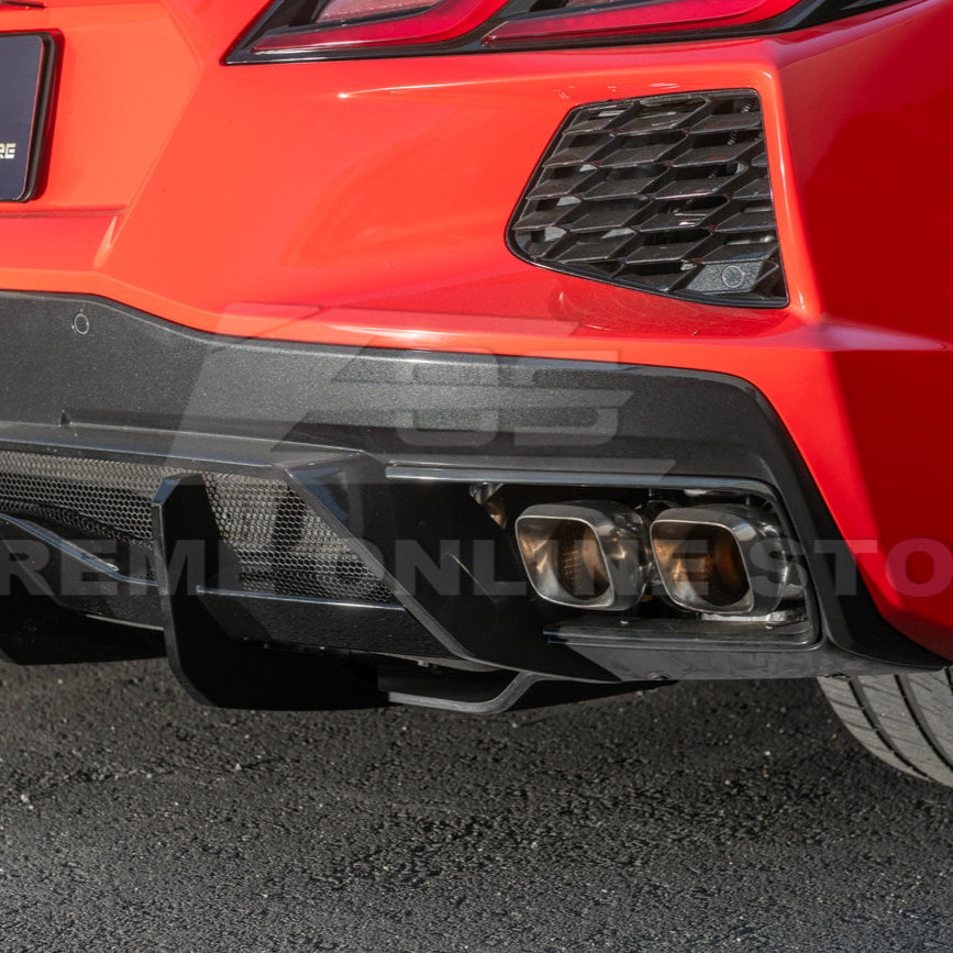 Corvette C8 Rear Bumper Add-On Diffuser Lip