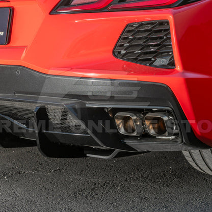 Corvette C8 Rear Bumper Add-On Diffuser Lip