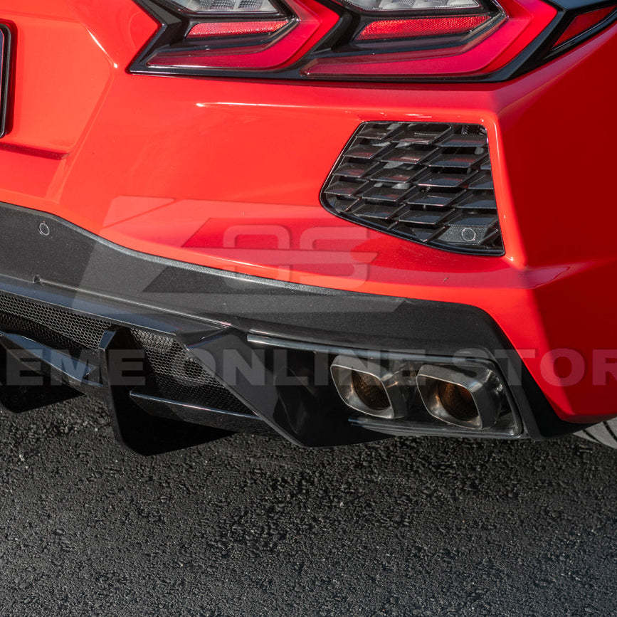 Corvette C8 Rear Bumper Add-On Diffuser Lip