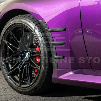 2023-Up BMW G87 M2 DRY CARBON FIBER Add-On Fender Wheel Arch Trim Cover