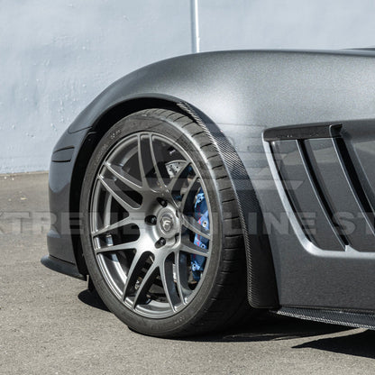 2005-13 Corvette C6 Z06 ZR1 DRY CARBON FIBER Splash Guard Mud Flaps