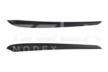 2020-23 Tesla Model 3 & 20-24 Y Carbon Fiber Interior Door Trim Panel Cover
