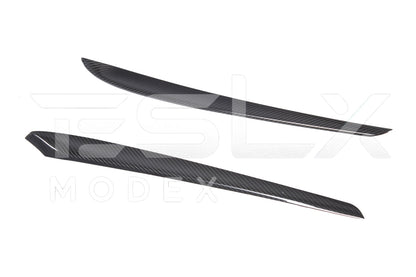 2020-23 Tesla Model 3 & 20-24 Y Carbon Fiber Interior Door Trim Panel Cover