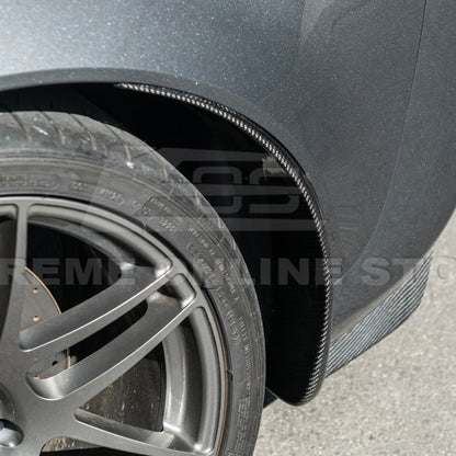 2005-13 Corvette C6 Z06 ZR1 DRY CARBON FIBER Splash Guard Mud Flaps