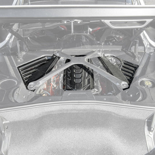 Corvette C8 Coupe Engine Cover W/ Bay Panel Insert