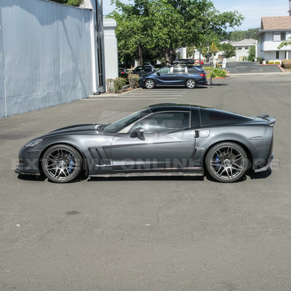 2005-13 Corvette C6 Z06 ZR1 DRY CARBON FIBER Splash Guard Mud Flaps