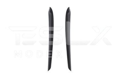 2020-23 Tesla Model 3 & 20-24 Y Carbon Fiber Interior Door Trim Panel Cover