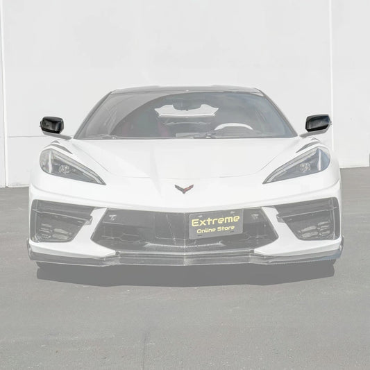 Chevrolet Corvette C8 DRY CARBON FIBER Replacement Mirror Covers