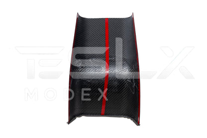 2020-23 Tesla Model 3 & 20-24 Y Carbon Fiber Interior Rear Anti-Kick Plate Cover