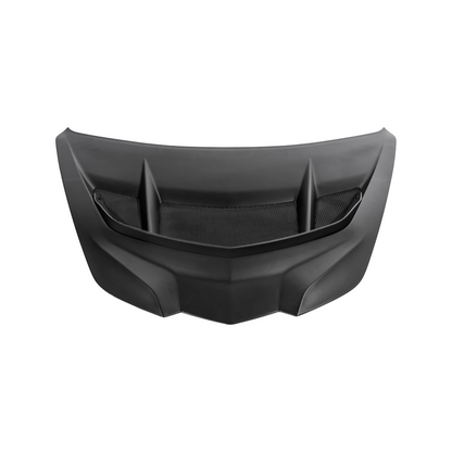 Corvette C8 ZR1 MATTE BLACK Front Bumper Vented Extractor Hood