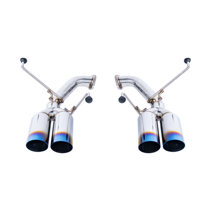 2022-Up Subaru WRX | Boso Muffler Delete Quad Burnt Tips Axle Back Exhaust