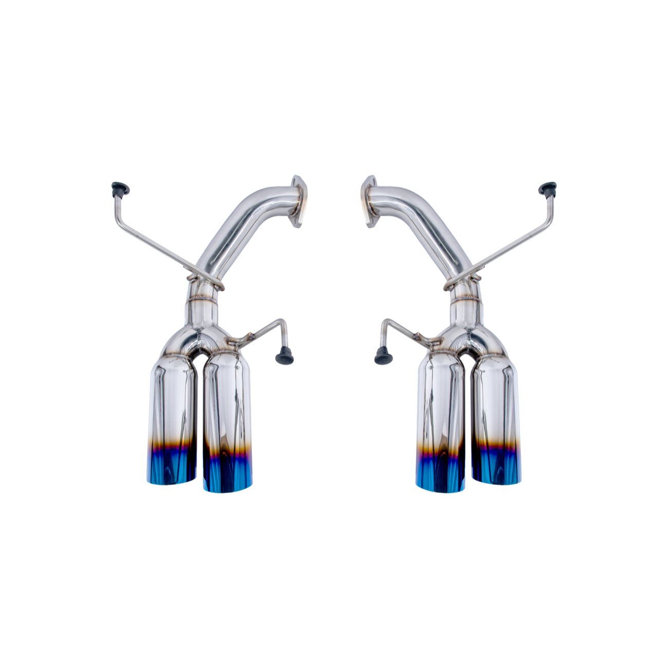 2022-Up Subaru WRX | Boso Muffler Delete Quad Burnt Tips Axle Back Exhaust