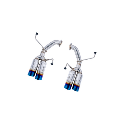 2022-Up Subaru WRX | Boso Muffler Delete Quad Burnt Tips Axle Back Exhaust