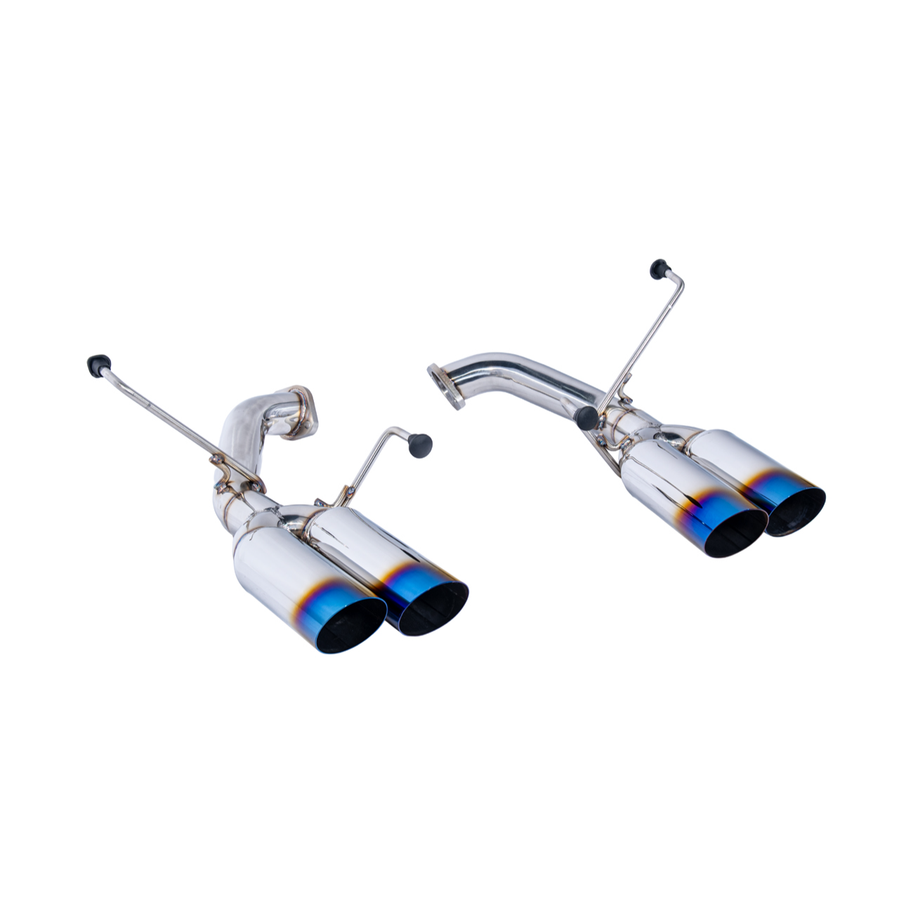 2022-Up Subaru WRX | Boso Muffler Delete Quad Burnt Tips Axle Back Exhaust