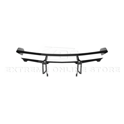 Corvette C8 ZR1 Style DRY CARBON FIBER Rear High Wing Spoiler Bracket