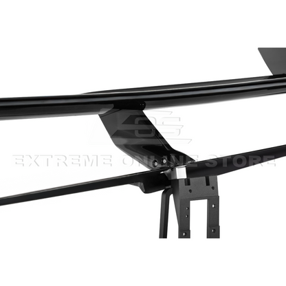 Corvette C8 ZR1 Style DRY CARBON FIBER Rear High Wing Spoiler Bracket