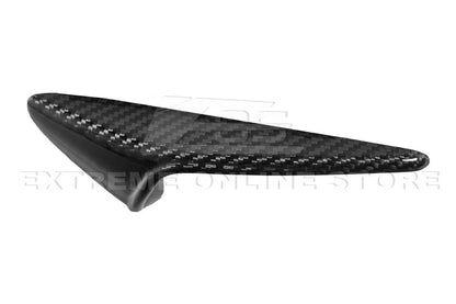 2020-23 Tesla Model 3 & 20-24 Y Carbon Fiber Exterior Door Camera Covers - VENT-780-BKCF