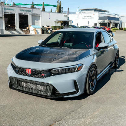 2023-Up Honda Civic FL5 Type-R | JDM Varis Style Front Hood Cover
