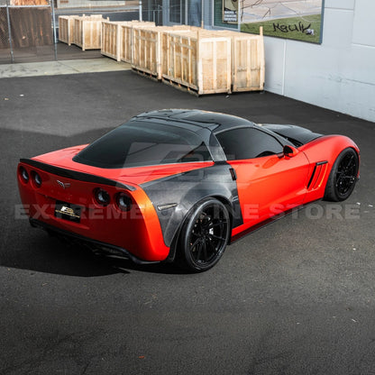 Corvette C6 Carbon Fiber Package B-Pillar / Halo Cover