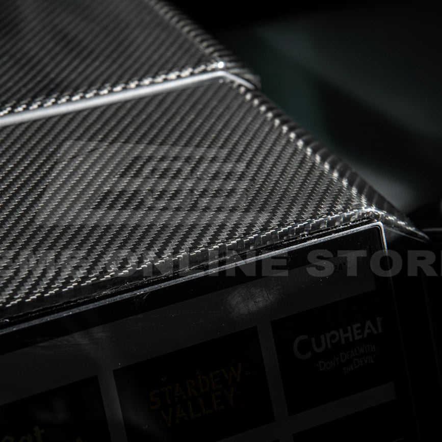 2024-Up Tesla Cybertruck Rear Display Upper Cover - VENT-1058-BKCF