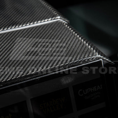 2024-Up Tesla Cybertruck Rear Display Upper Cover - VENT-1058-BKCF