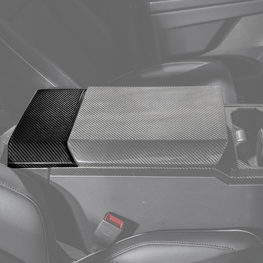 2024-Up Tesla Cybertruck Rear Display Upper Cover - VENT-1058-BKCF